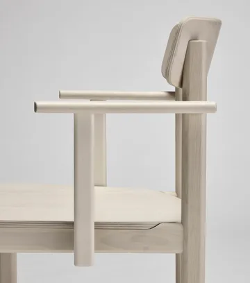 Pal armchair - Birch light matte lacquered - Stolab