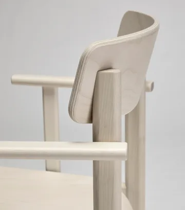 Pal armchair - Birch light matte lacquered - Stolab