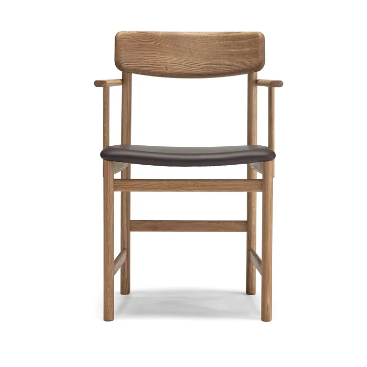 Pal armchair - Oak natural oil-Elmosoft 93129 - Stolab