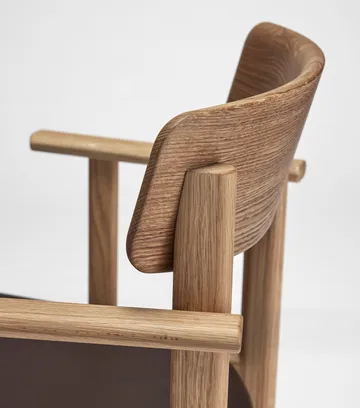 Pal armchair - Oak natural oil-Elmosoft 93129 - Stolab