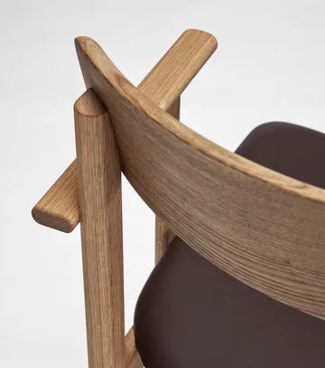 Pal armchair - Oak natural oil-Elmosoft 93129 - Stolab