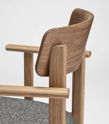 Pal armchair - Oak natural oil-Tornado V3576 - Stolab