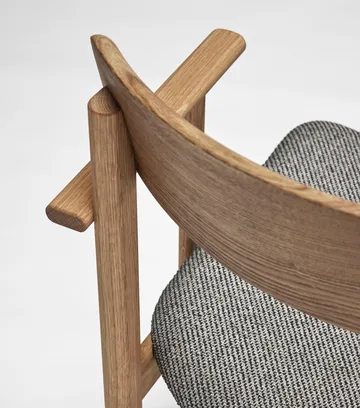 Pal armchair - Oak natural oil-Tornado V3576 - Stolab