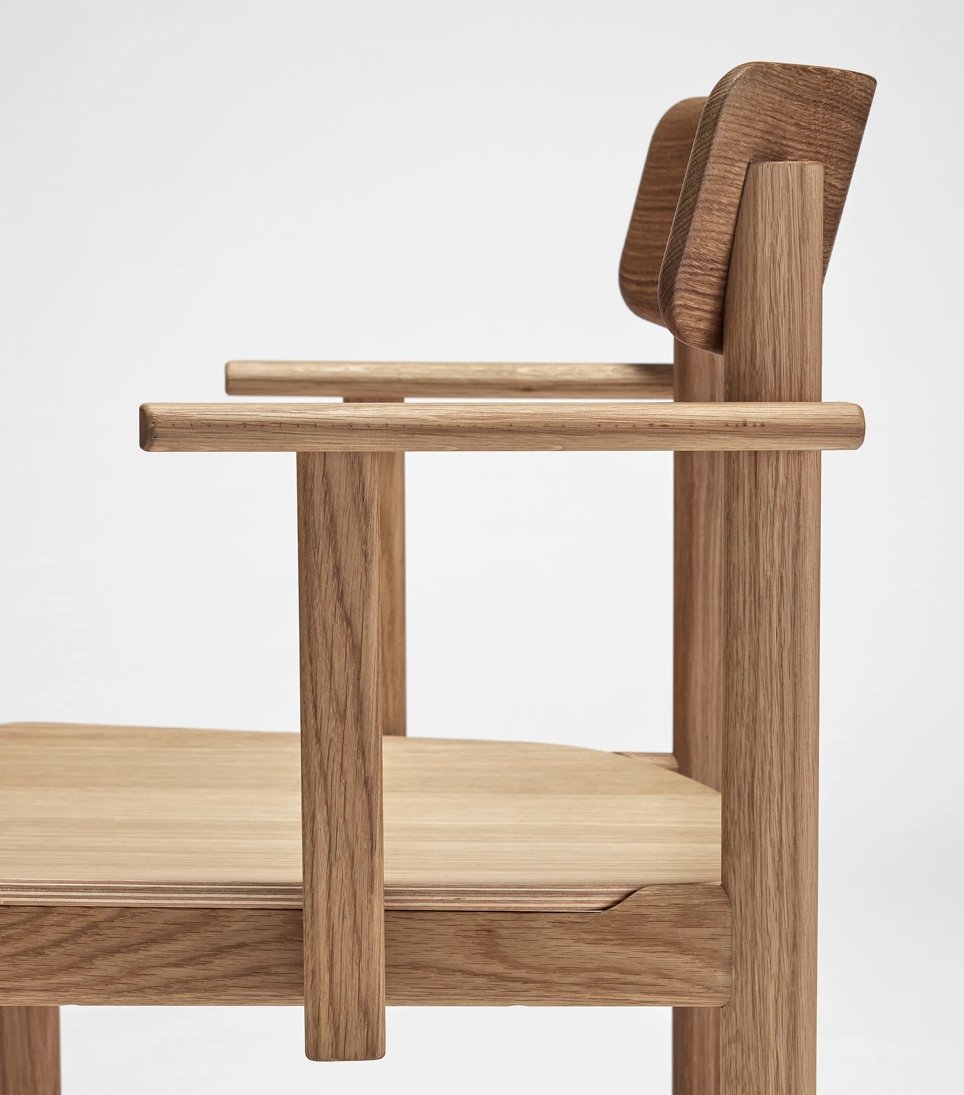 Pal armchair, Oak natural oil Stolab