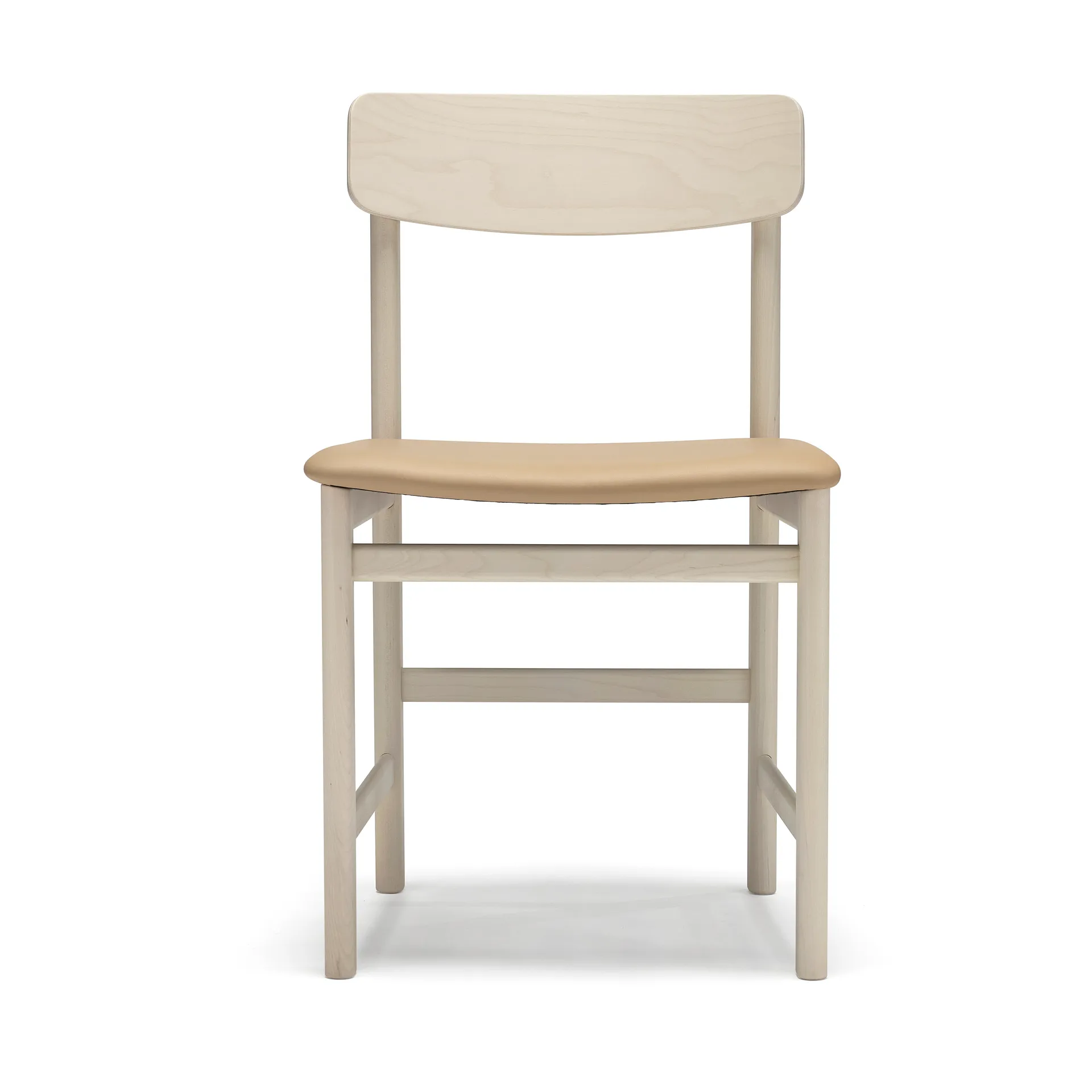 Pal chair, Birch light matte lacquer-Elmosoft 22030 Stolab