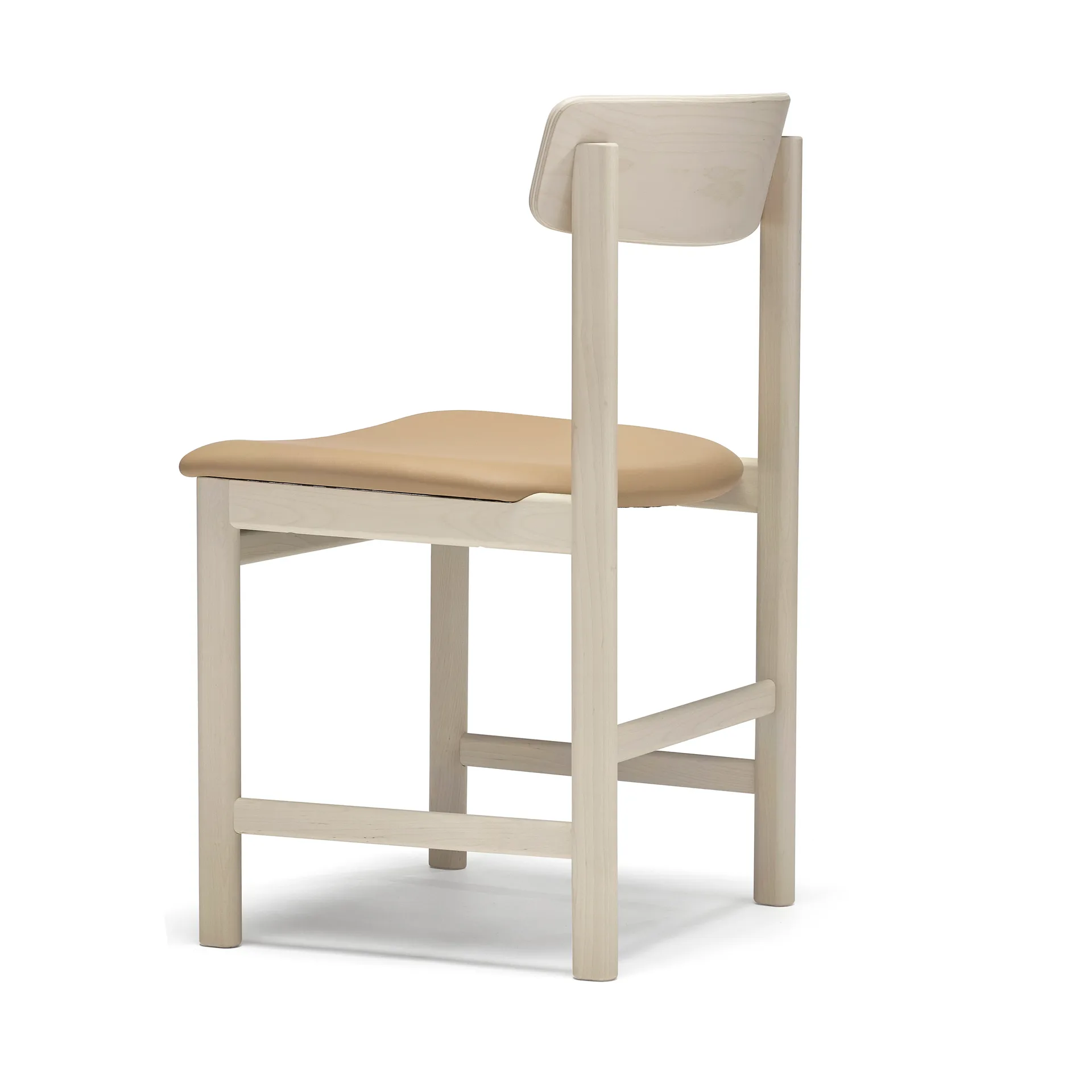Pal chair, Birch light matte lacquer-Elmosoft 22030 Stolab