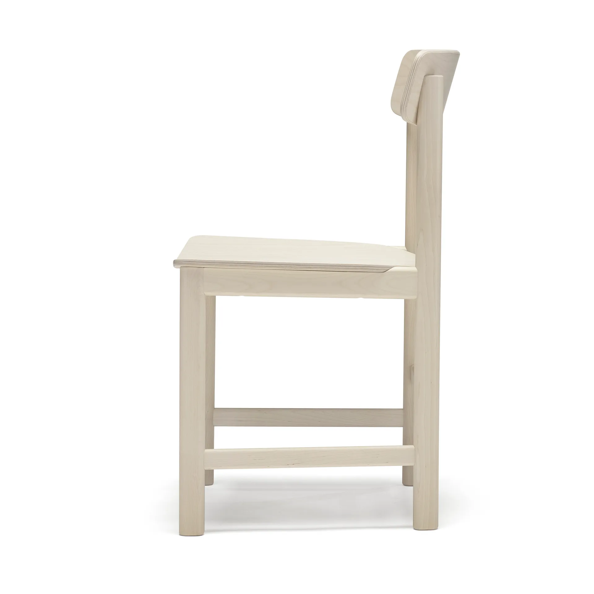 Pal chair, Birch light matte lacquered Stolab