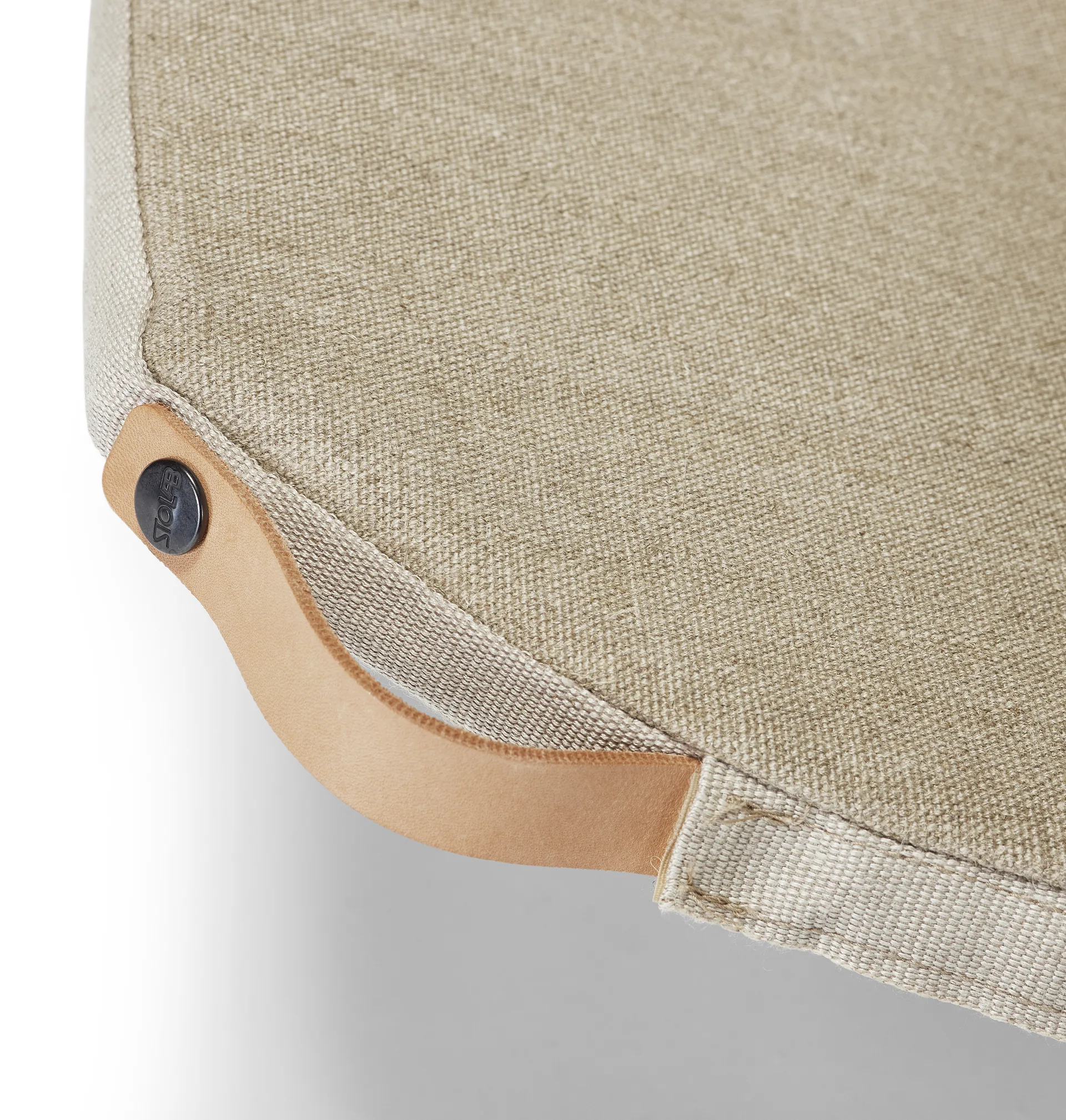 Pinnockio seat cushion, Linen beige Stolab