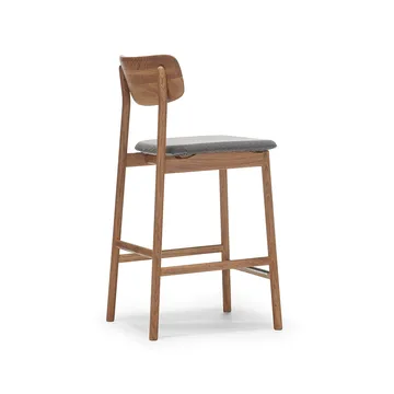 Prima Vista bar stool - Brown/beige-oiled oak - Stolab