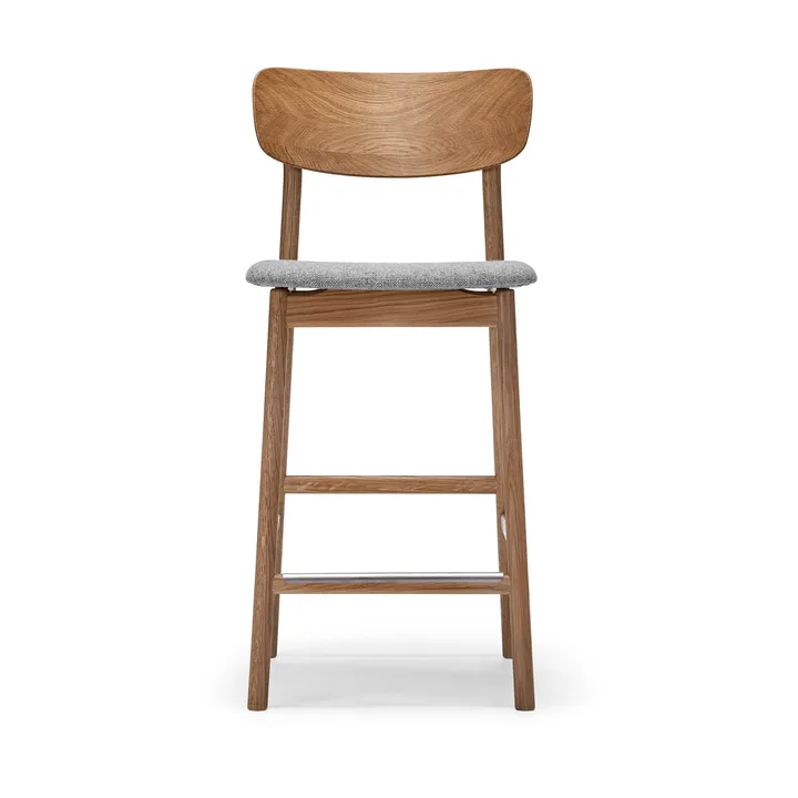 Prima Vista bar stool - Brown/beige-oiled oak - Stolab