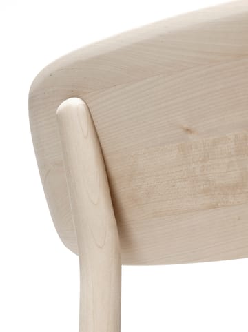 Prima Vista chair white-oiled birch - Textile hallingdal 65-130 grey - Stolab