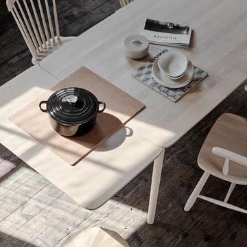 Prima Vista dining table - Birch light matt lacquer-180cm-1 insert - Stolab