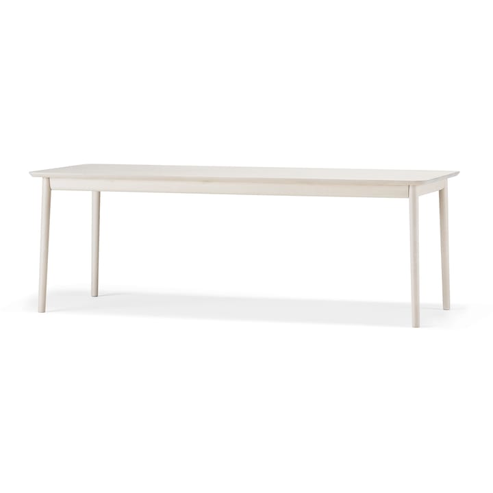 Prima Vista dining table - Birch white oiled 120x90 cm white oiled + 1 extension piece - Stolab