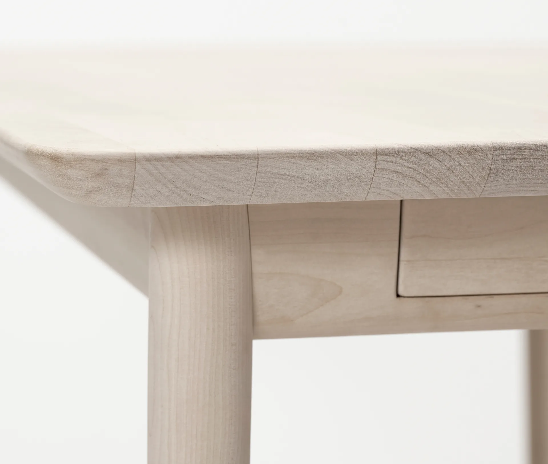 Prima Vista dining table, Birch white oiled 120x90 cm white oiled + 1 extension piece Stolab