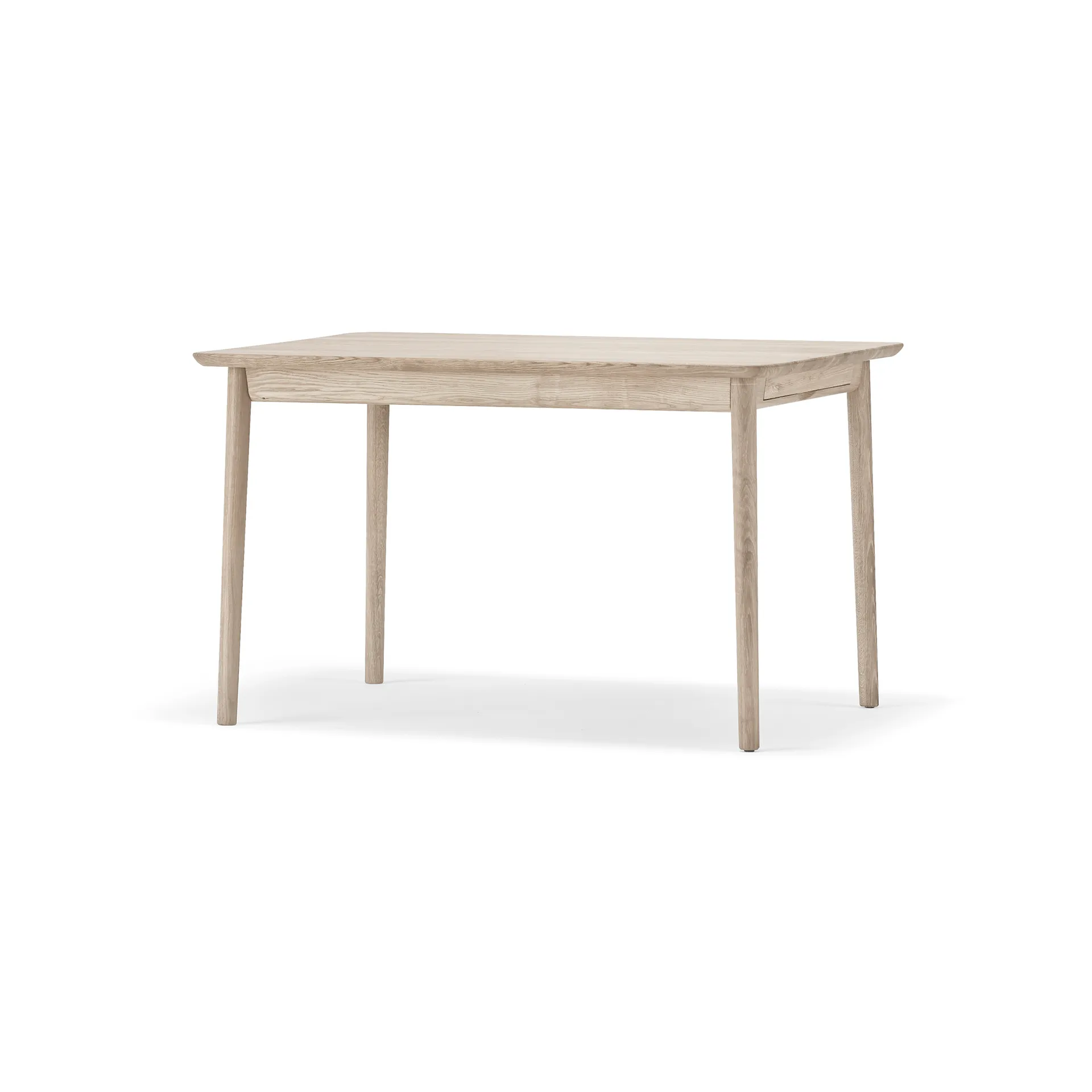 Prima Vista dining table, Oak light matt lacquer-120cm-1 insert Stolab