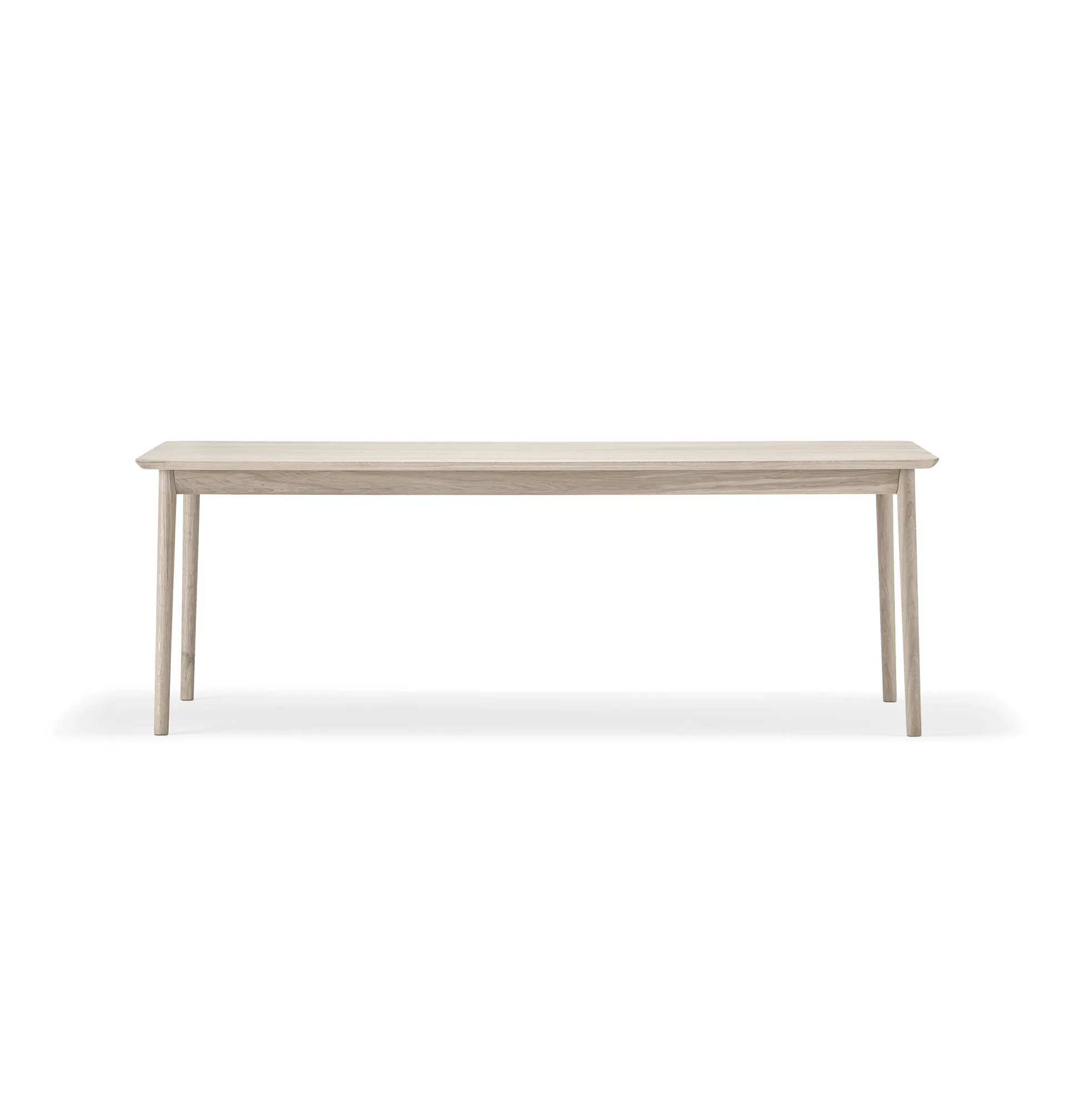 Prima Vista dining table, Oak light matt lacquer. 210cm Stolab