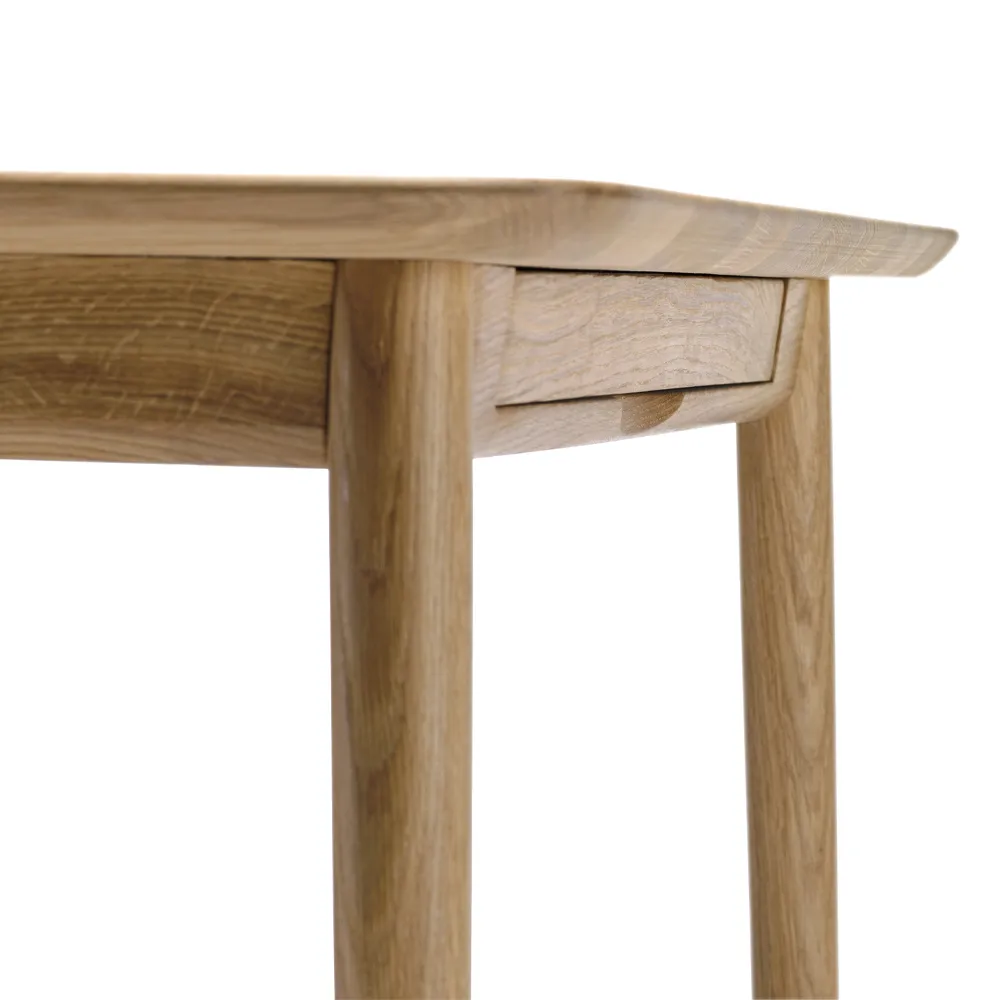 Prima Vista dining table, Oak natural oil-120cm-1 insert Stolab