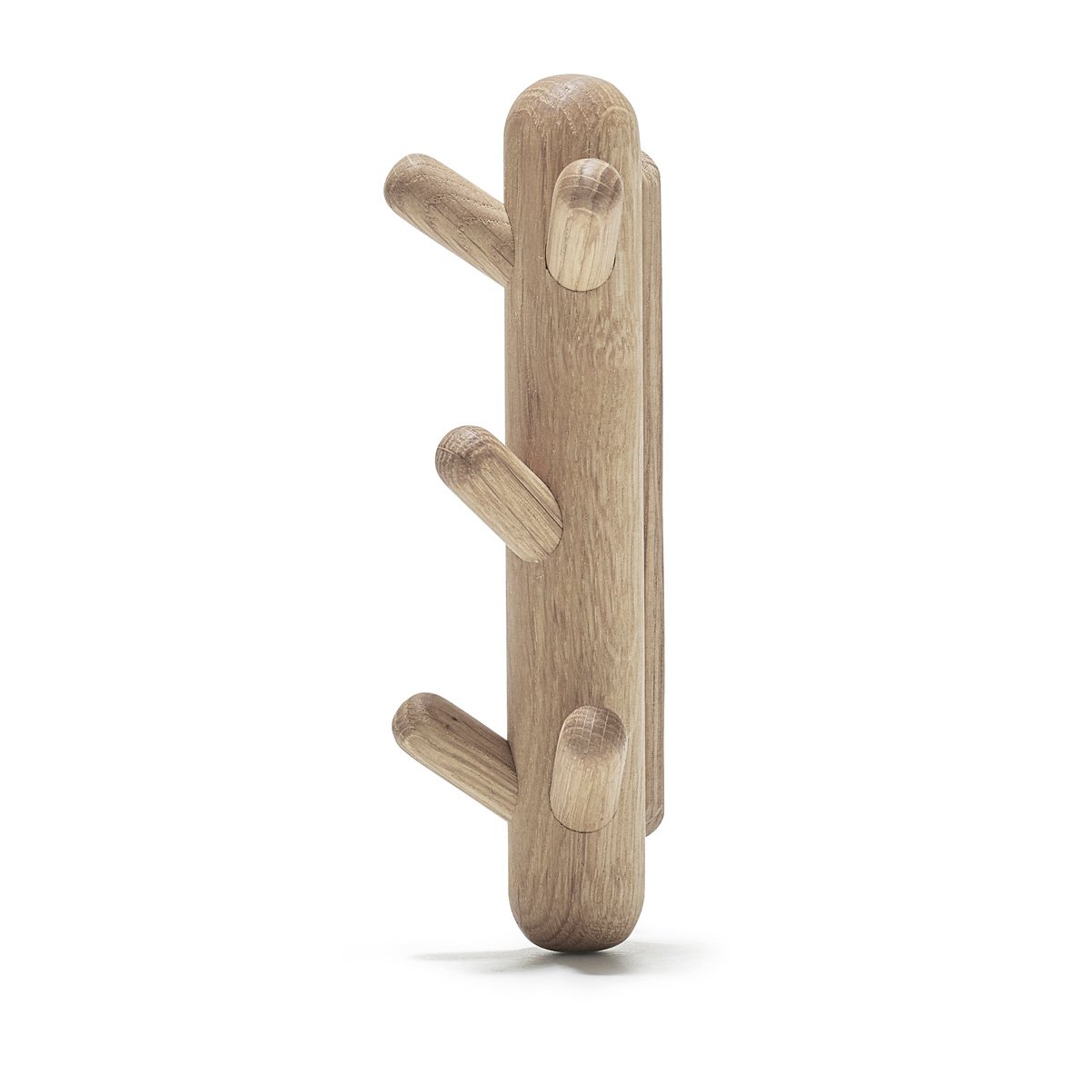 Stolab Totem hook 5 White-oiled | Scandinavian Design | Clothes hooks & hangers | Beige