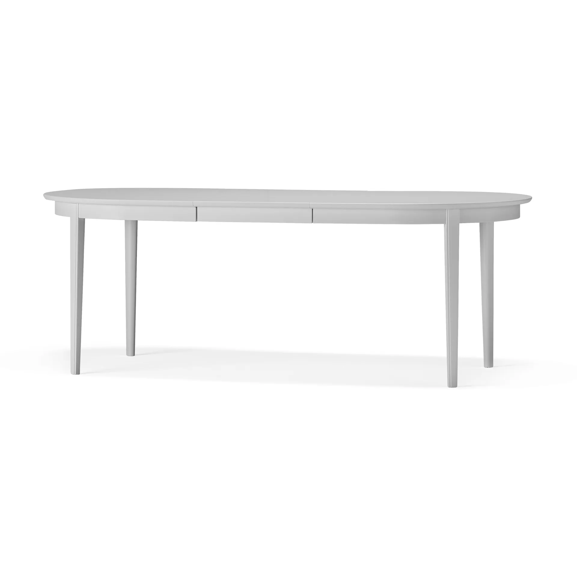 Vardags dining table, Birch light grey 51, 1 extensions Stolab