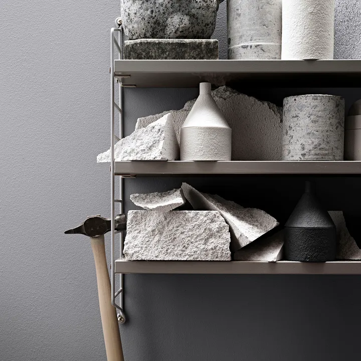 String shelf Pocket beige from String Furniture - NordicNest.com