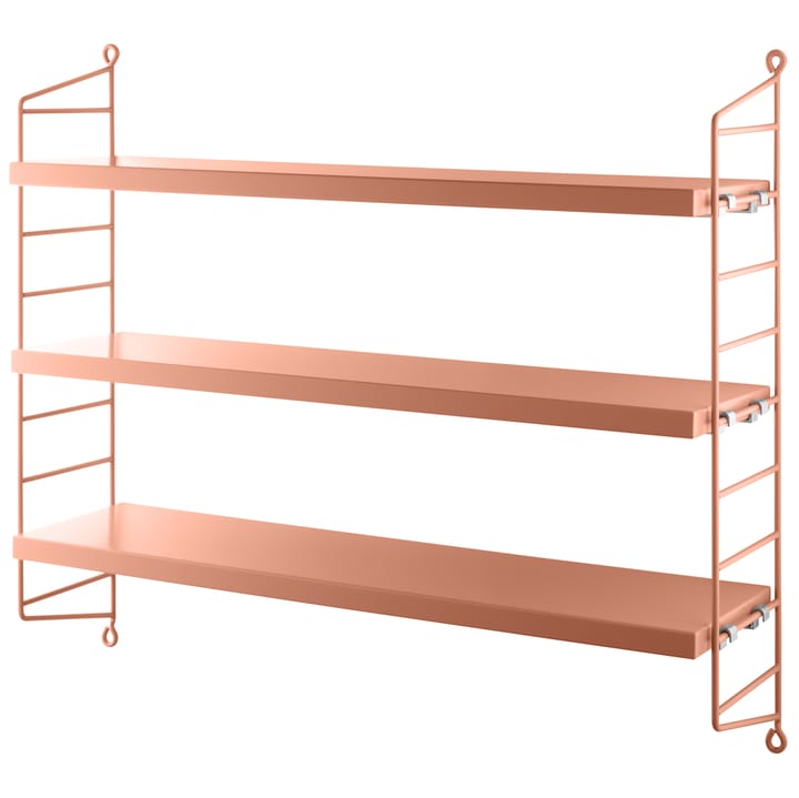 String shelf Pocket blush - Blush (pink) - String Furniture