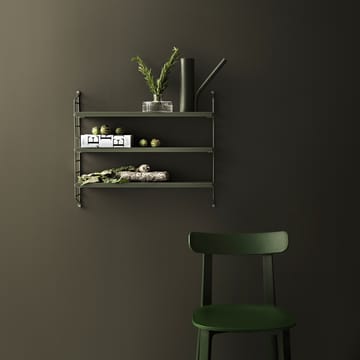 String shelf Pocket sage - Sage (green) - String Furniture