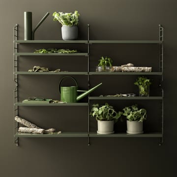 String shelf Pocket sage - Sage (green) - String Furniture