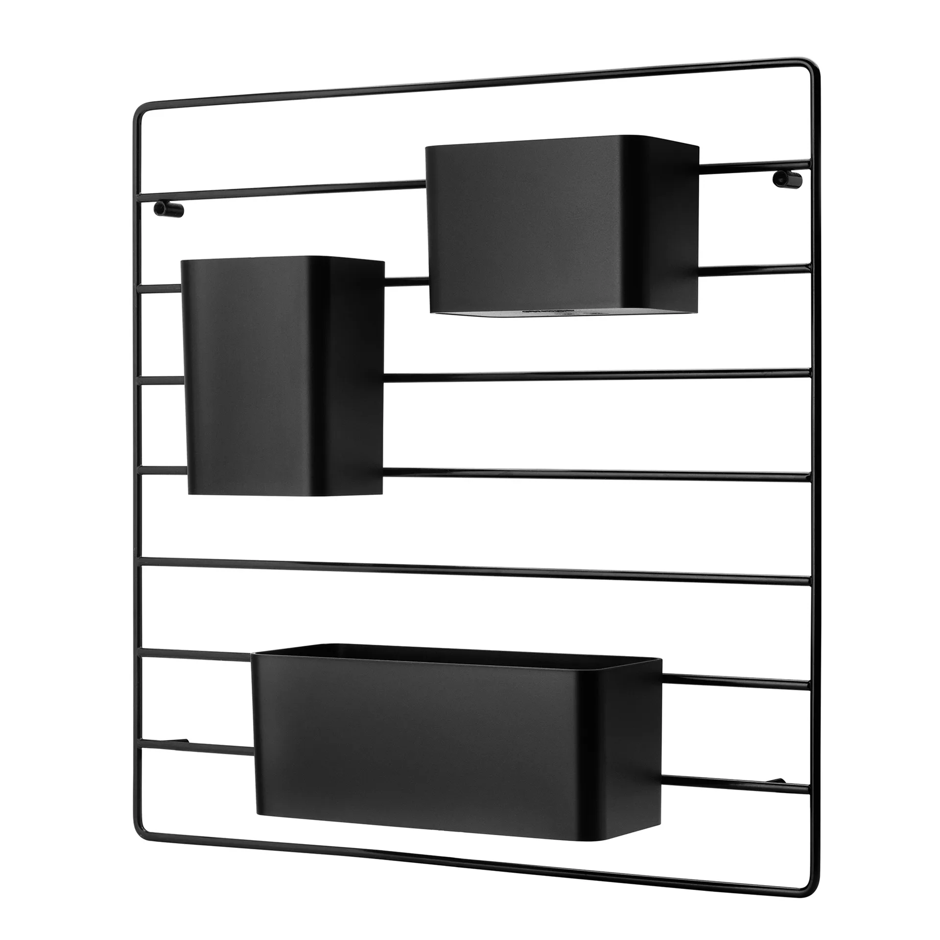 Grid organizer 3 pieces, Black String