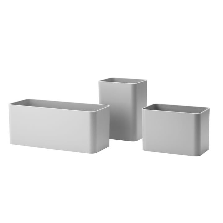 Grid organizer 3 pieces - grey - String