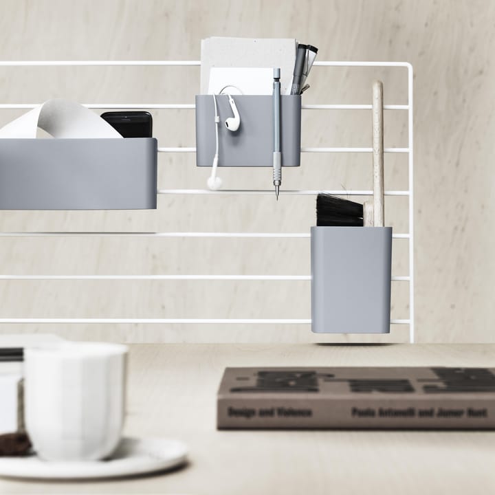 Grid organizer 3 pieces - grey - String
