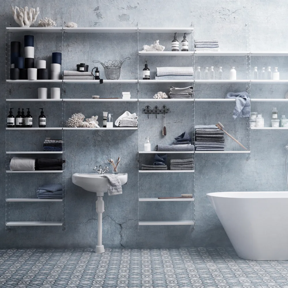 String bathroom combination I - black String