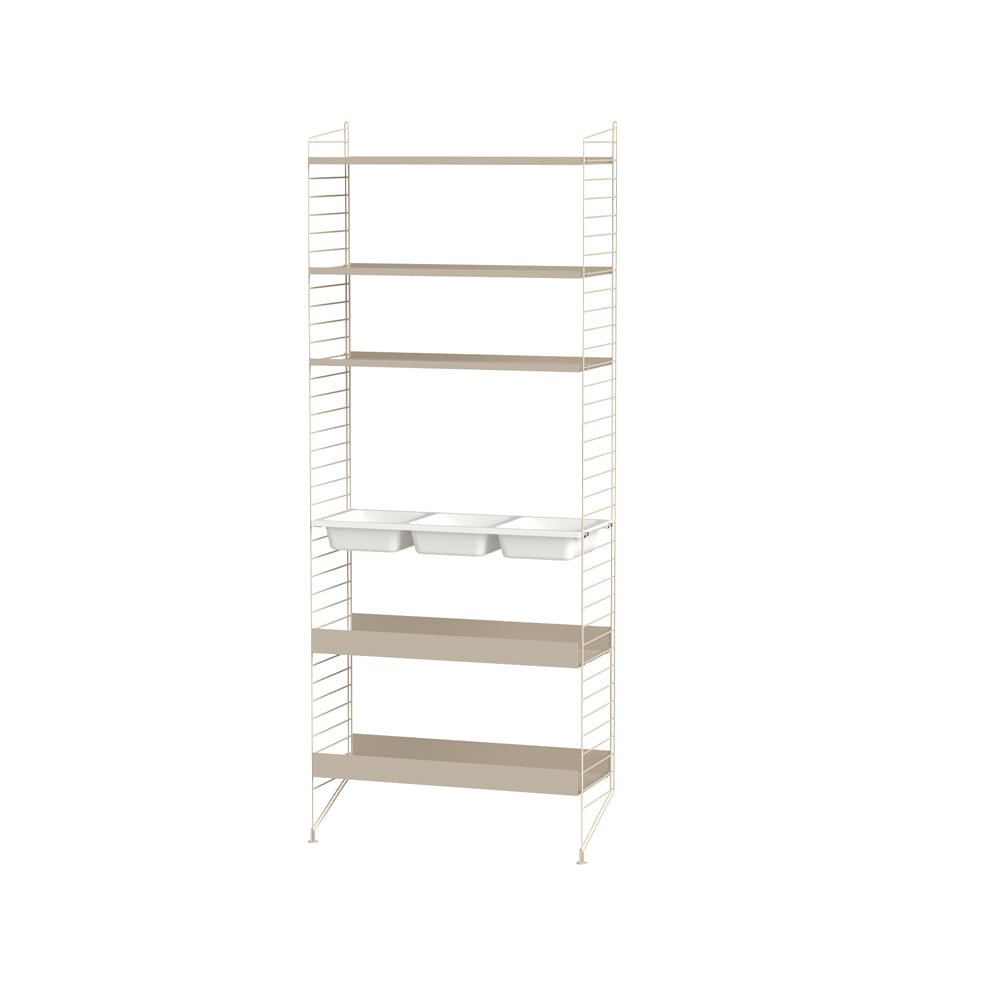 String bathroom combination L - beige | Scandinavian Design | Beige