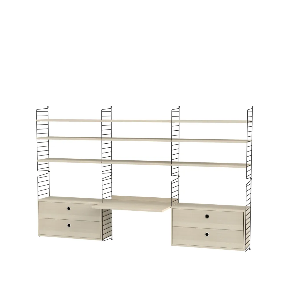 String bedroom ash & black - Combination F,  String