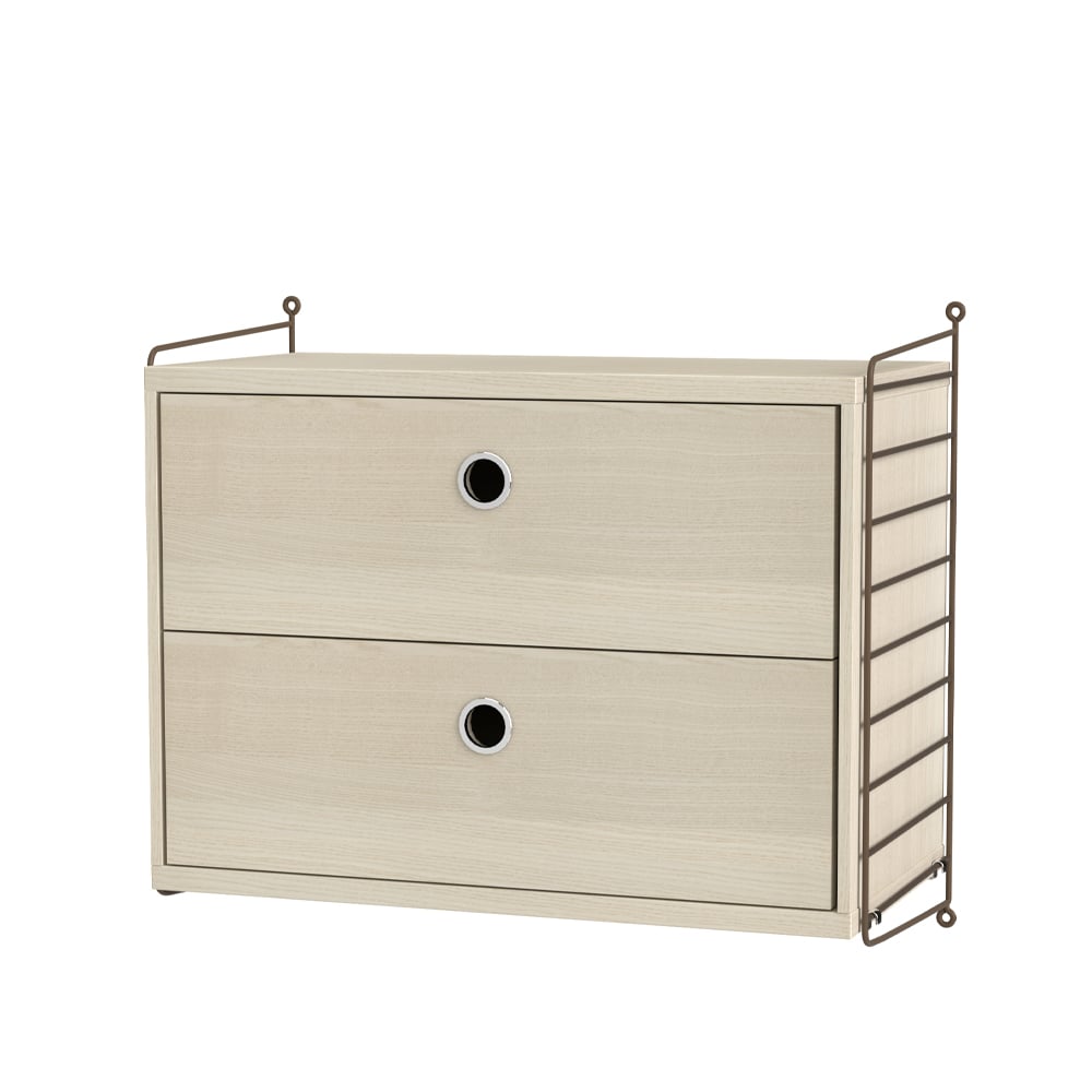 String bedroom ash & brown - Combination A | Scandinavian Design | Beige
