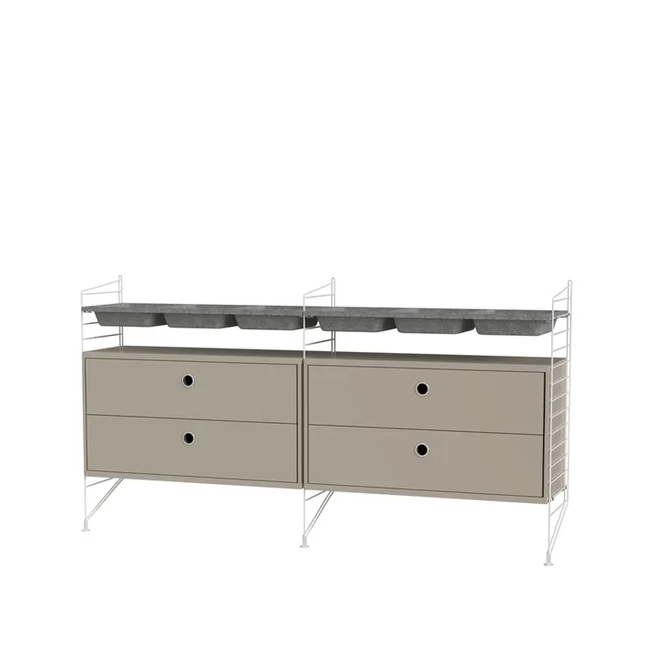 String bedroom beige & white - Combination G - undefined - String