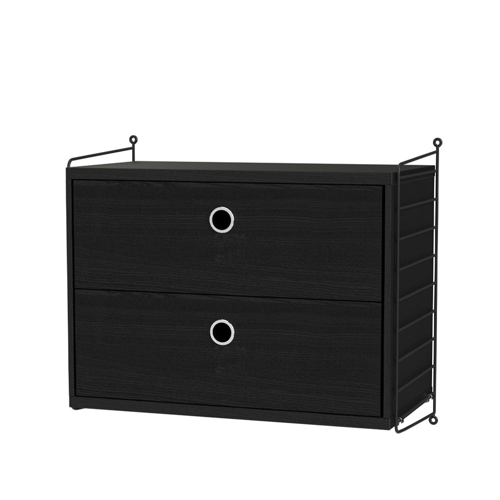 String bedroom black - Combination A | Scandinavian Design | Black