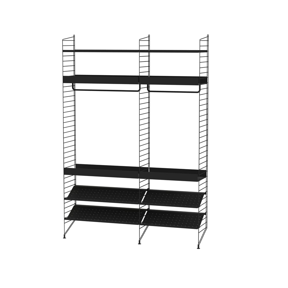 String bedroom black - Combination C | Scandinavian Design | Black