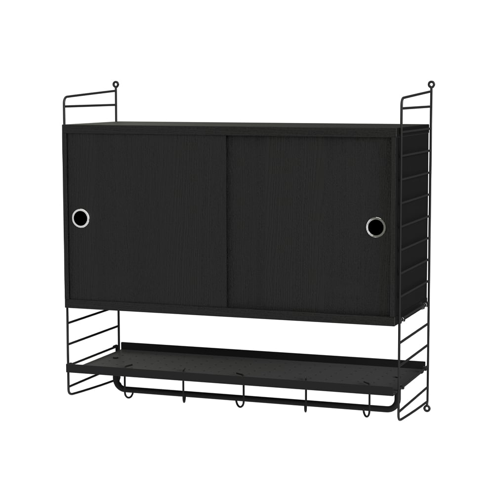 String bedroom black - Combination F | Scandinavian Design | Black