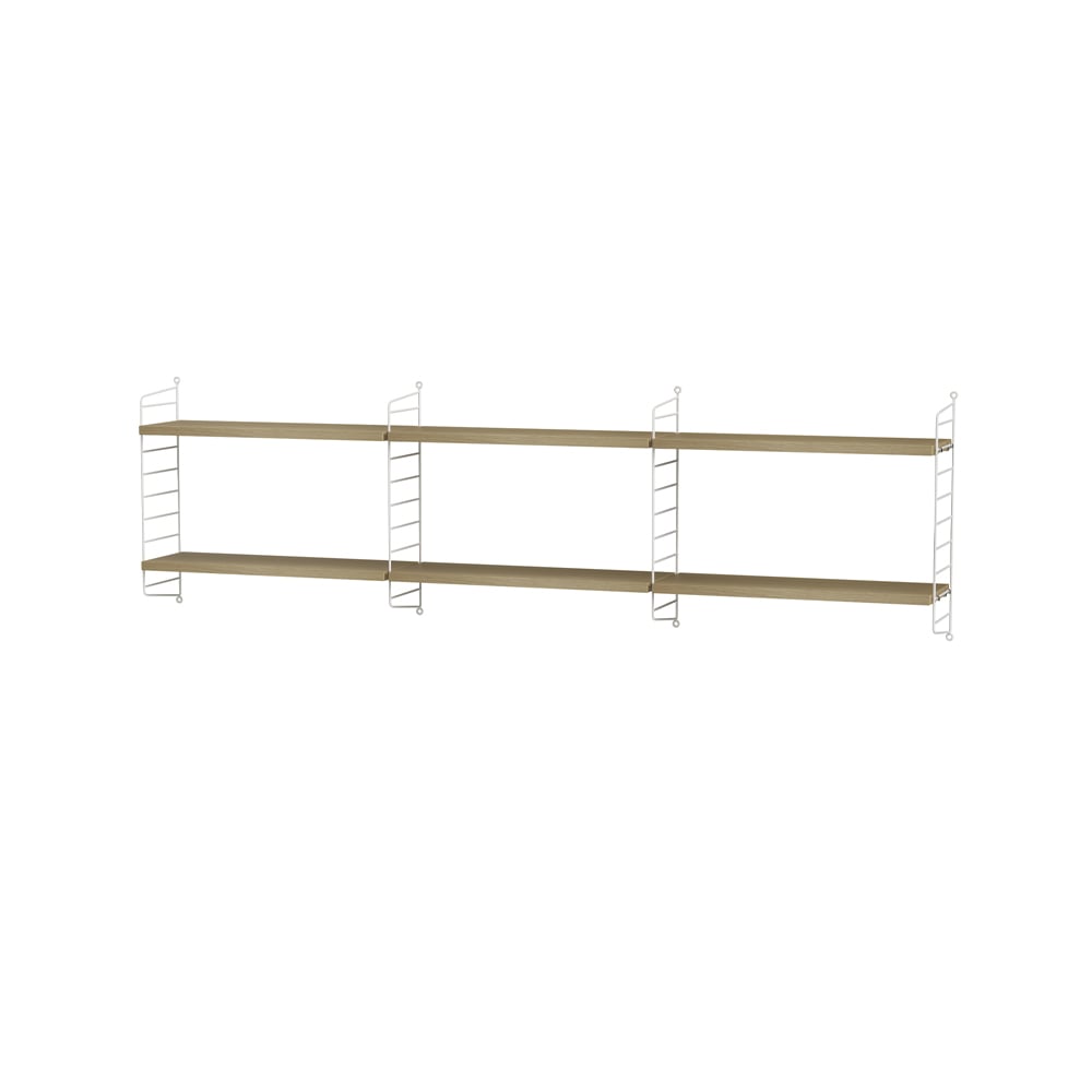 String bedroom oak & white - Combination E | Scandinavian Design | Beige