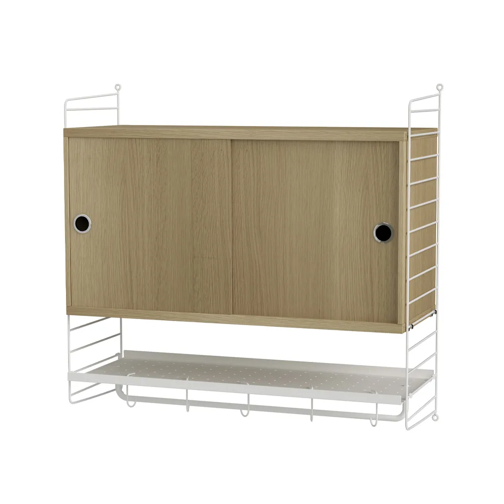 String bedroom oak & white - Combination F String