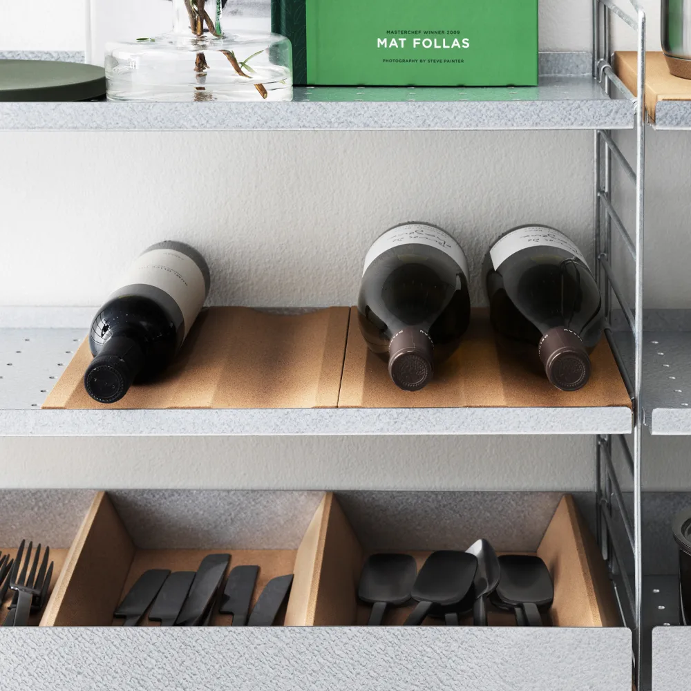 String bottle holder, Cork, 2-pack String