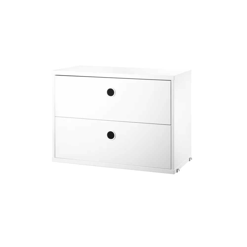String String cabinet with drawers White, 58x30 cm | Scandinavian Design | Dressers & sideboards | White