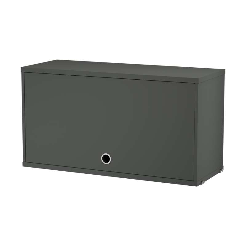 String String cabinet with flip door 78 cm Dark grey