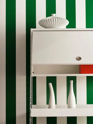 String cabinet with flip door - White, 58x30 cm - String