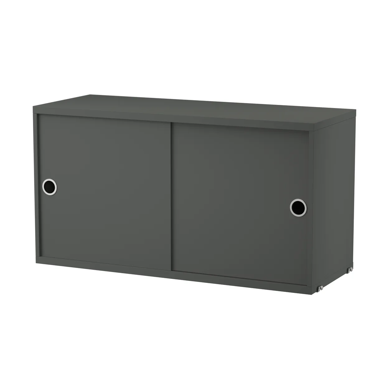 String String cabinet with sliding door Dark grey, 78x30 cm
