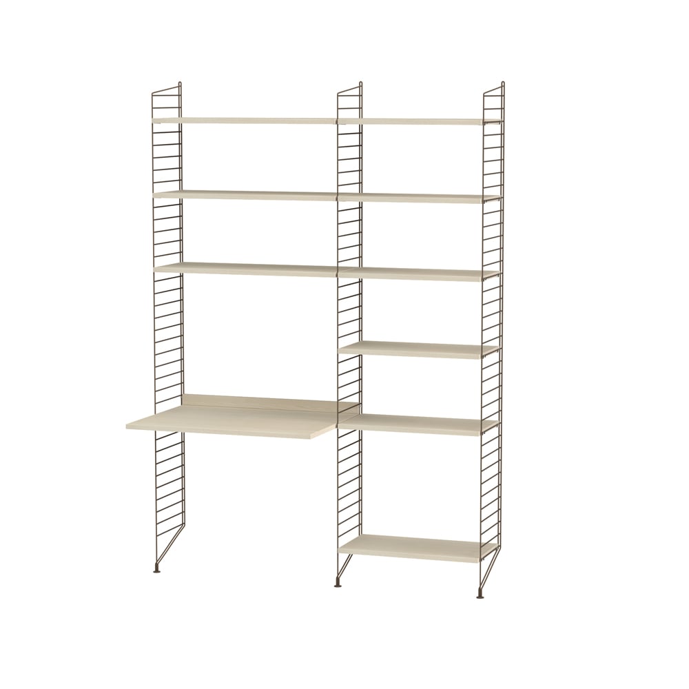 String children's room ash & brown - Combination D | Scandinavian Design | Beige
