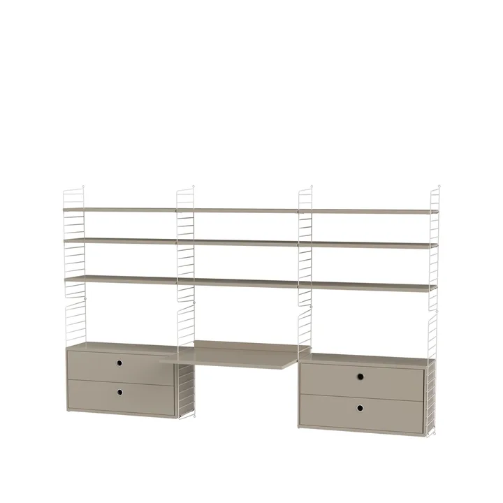 String children's room beige & white - Combination F - String