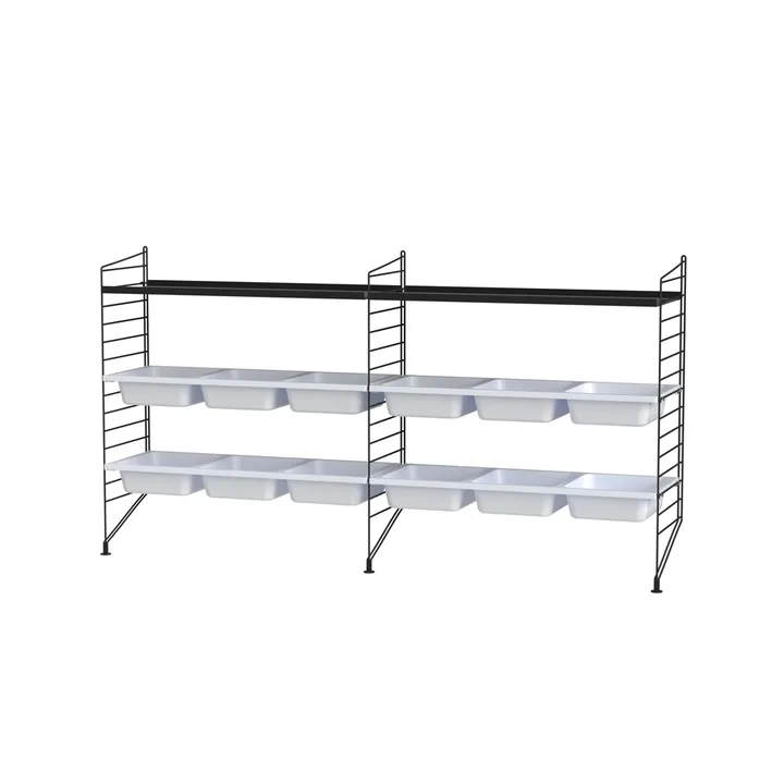String children's room black - Combination F - String