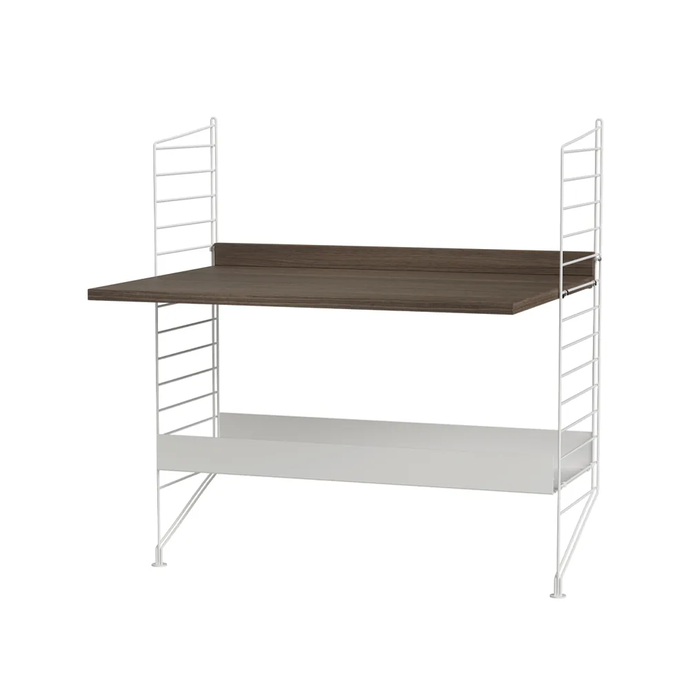 String children's room combination A - walnut & white,  String