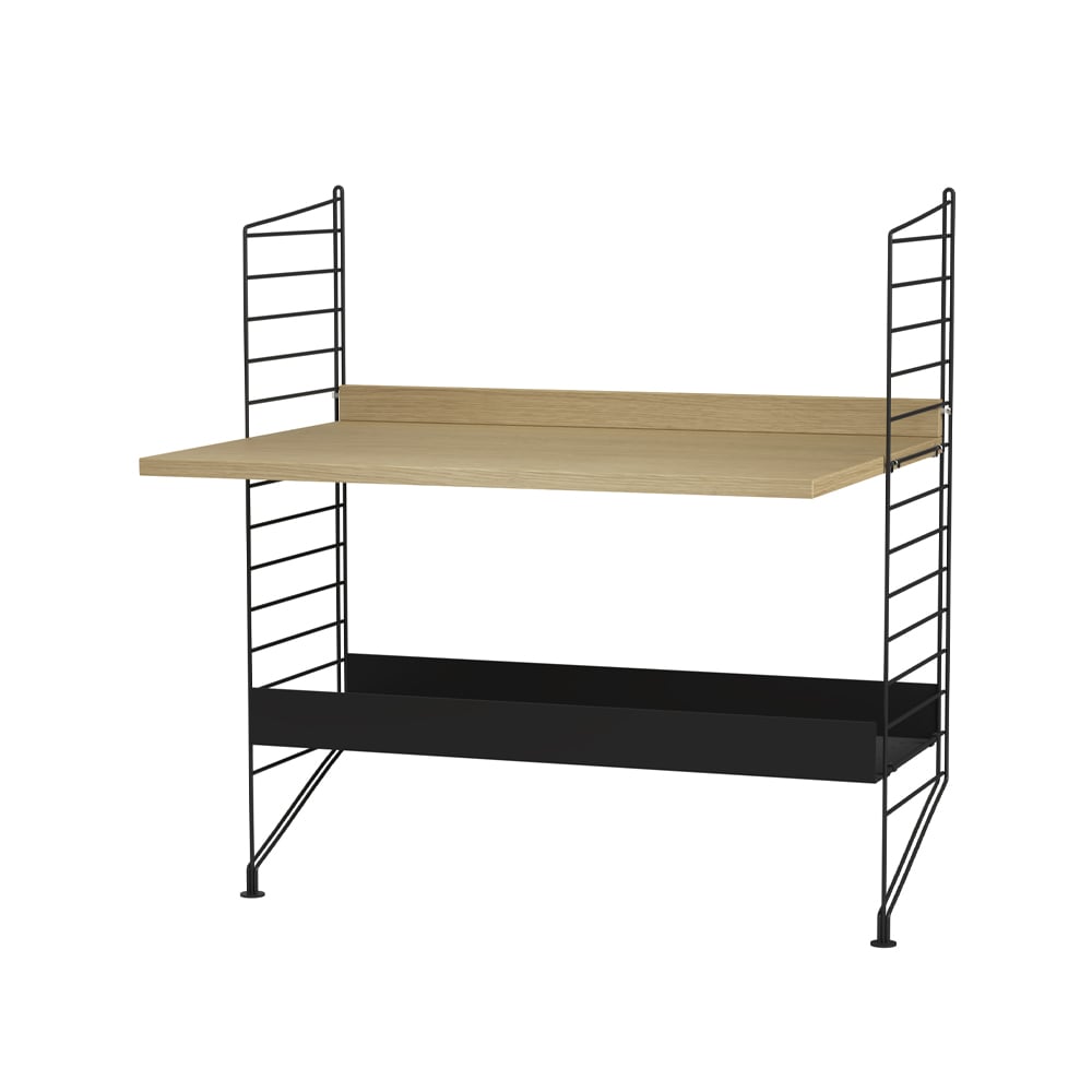 String children's room oak & black - Combination A | Scandinavian Design | Beige